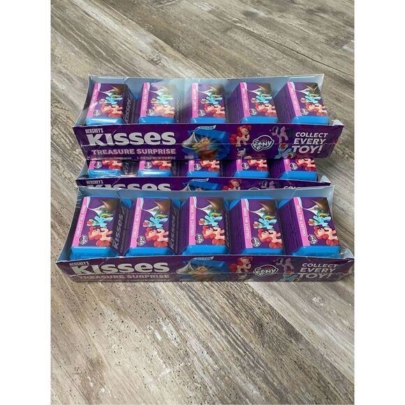 My Little Pony Treasure Surprise Hersheys Kisses Lot of 3 Unopened 5 Pack - Picture 3 of 5